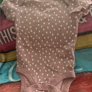 Pink Polka Dot Kids One Piece